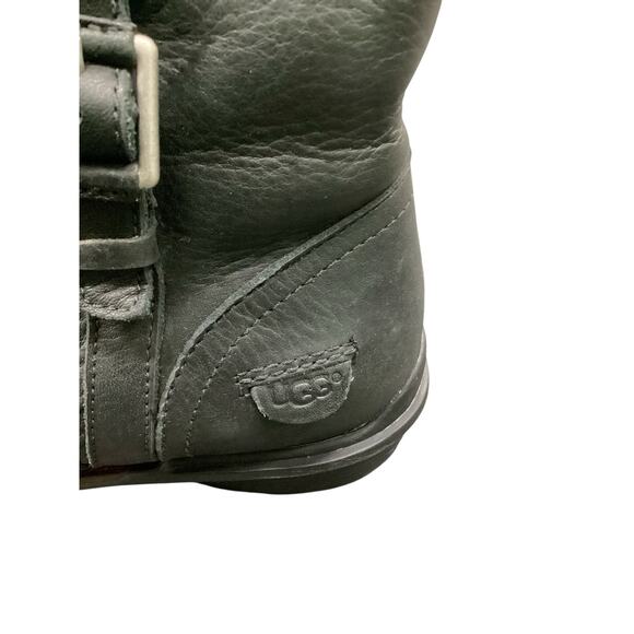 UGG Boots Women’s Size 10 Leather And Sheepskin Mid Calf Sheepskin Sole Inserts - Picture 7 of 9